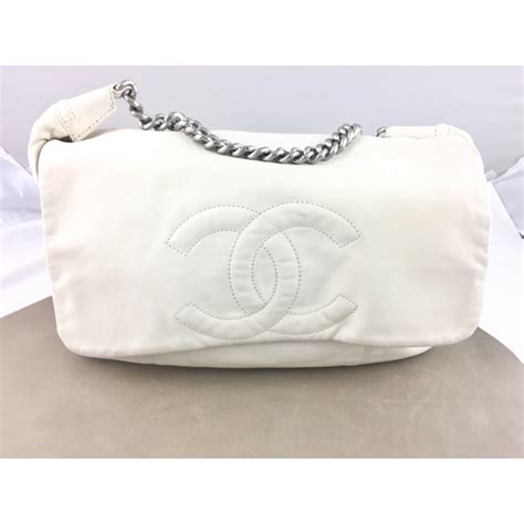 borsa in pelle bianca cc chanel|Chanel borse italia.